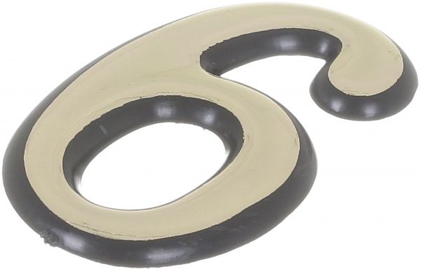 Цифра Цифра 9 пластик золотий 50 мм 120485 (40801102) пластик золотой 50 мм