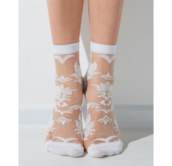 Шкарпетки жіночі Giulia WS2 Cristal 043 р. 39-40 білий 