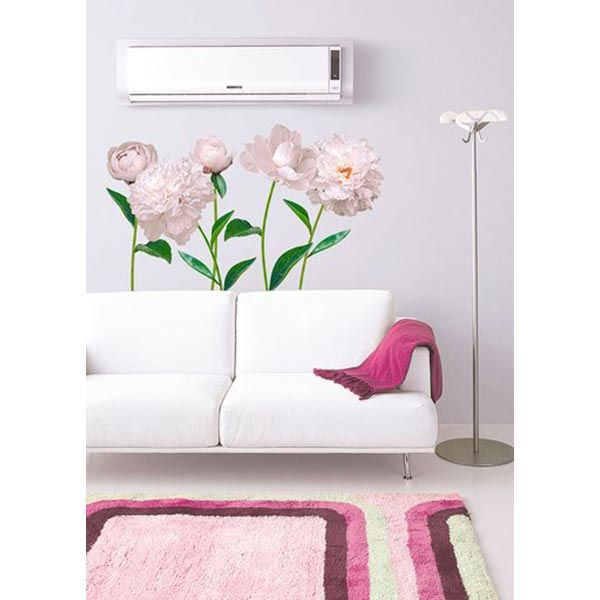 Декоративна наліпка Піони