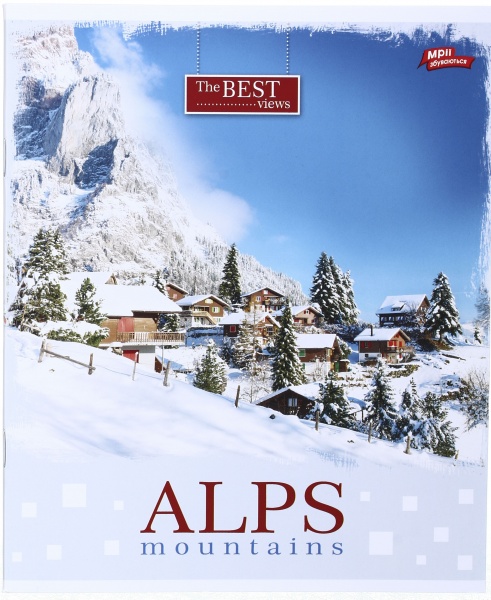 Тетрадь школьная 18 листов в клеточку в ассортименте Мечты сбываются