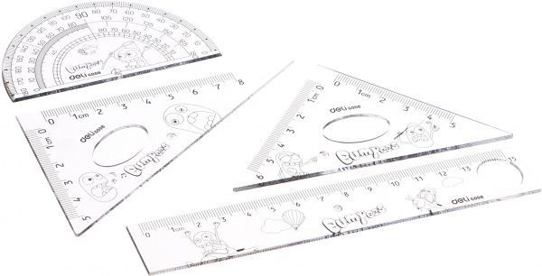 Набір лінійок Bumpees 4 предмети Deli