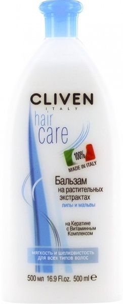 Бальзам для волосся Cliven на рослинних екстрактах 500 мл