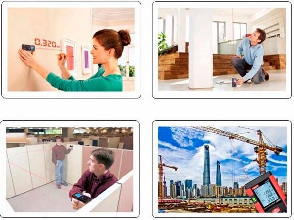 Дальномер UNI-T цифровой до 50 метров UT390