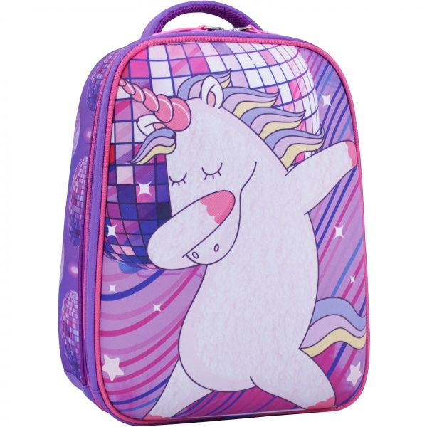 Рюкзак шкільний Bagland Єдиноріг 17 л фiолетовий 503 (0013466)