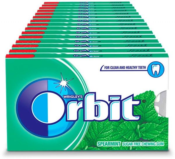 Жевательная резинка Orbit Tabs (Spearmint) 
