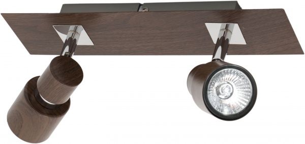 Спот Rabalux Merkur 2x50 Вт GU10 венге 6652 