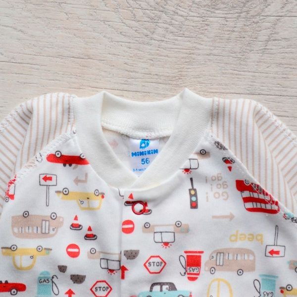 Комбінезон Minikin р.62 білий із малюнком 205603 