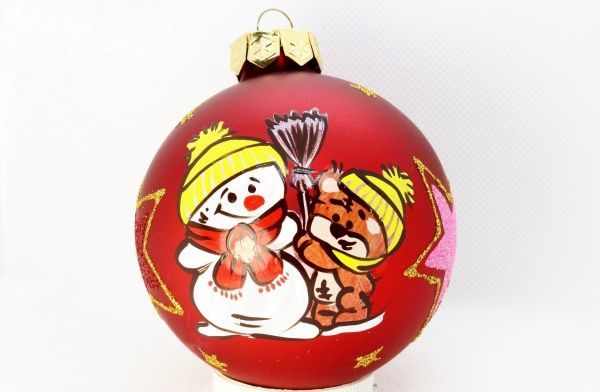 Набор елочных игрушек Мишки d80 мм 10 см 6 шт./уп. 