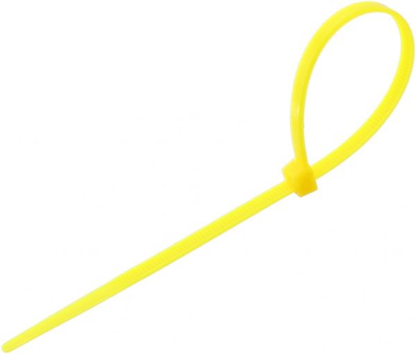Стяжка кабельна E.NEXT e.ct.stand.200.5.yellow 5х200мм