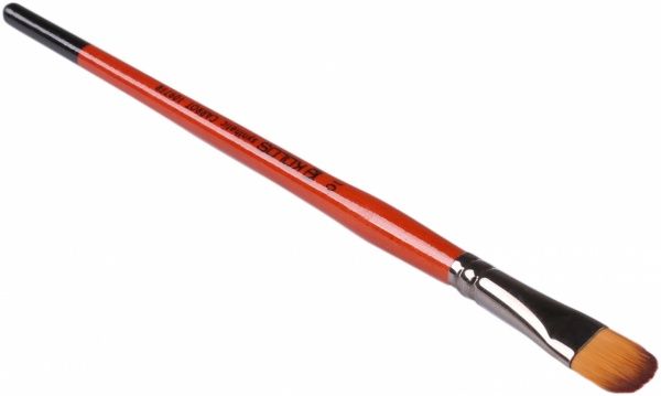 Кисть Carrot 1097FR № 10 синтетика овальная KOLOS 