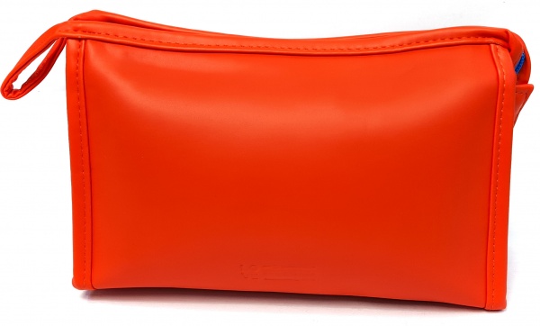 Косметичка классическая 24х14х8 см красный