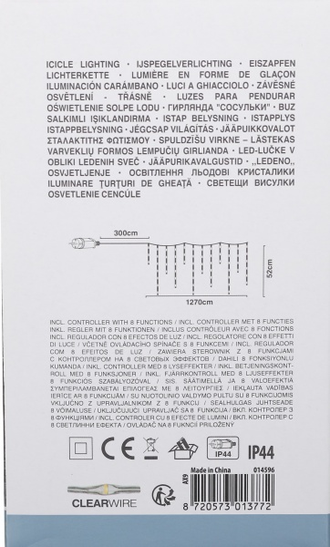 Електрогірлянда-штора AX9631680 світлодіодна (LED) 640 ламп 12,7 м 