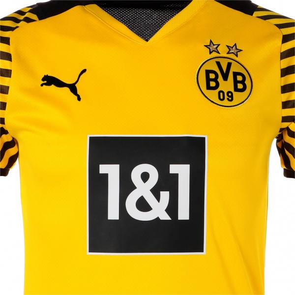 Футболка Puma BVB HOME Shirt Replica w Sponsor 75903601 р.2XL жовтий