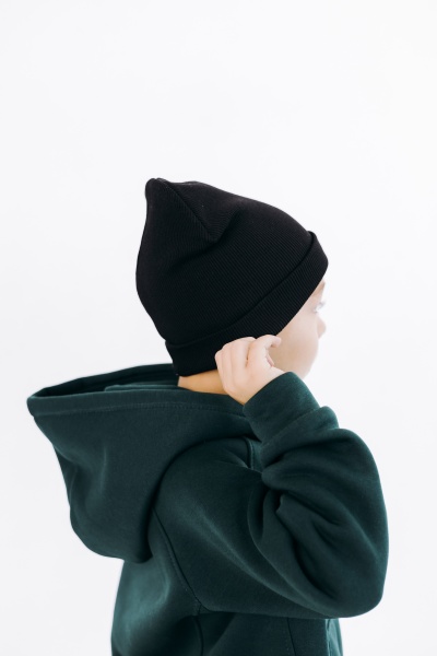 Шапка для мальчиков Obzor р.S черный 100 