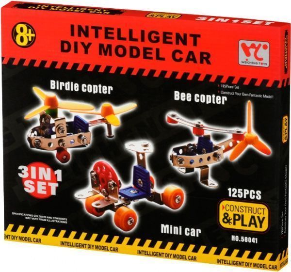 Конструктор Same Toy Inteligent DIY Model Car 3в1 125 елементів 58041Ut