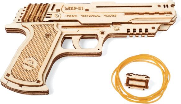 3D-конструктор Ukrainian Gears Пистолет Вольф-01