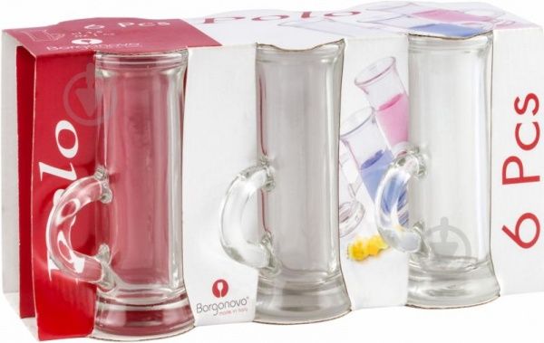 Набір стопок Polo Shot 50 мл 6 шт. Borgonovo 