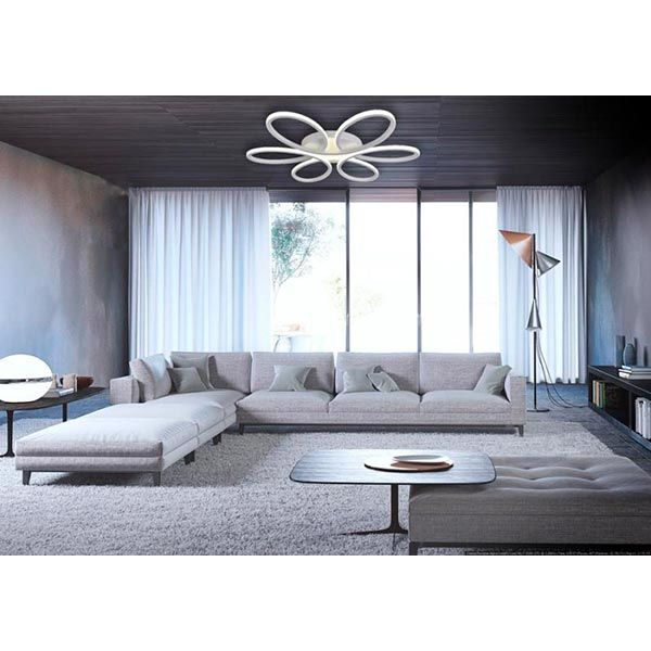 Люстра светодиодная Hopfen Gemini 71W WH белая