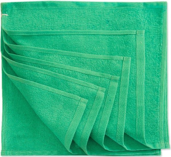 Салфетка махровая 30x30 см зеленый Ярослав 