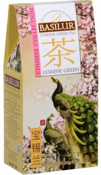Чай зеленый Basilur Зеленый Жасмин 100 г 