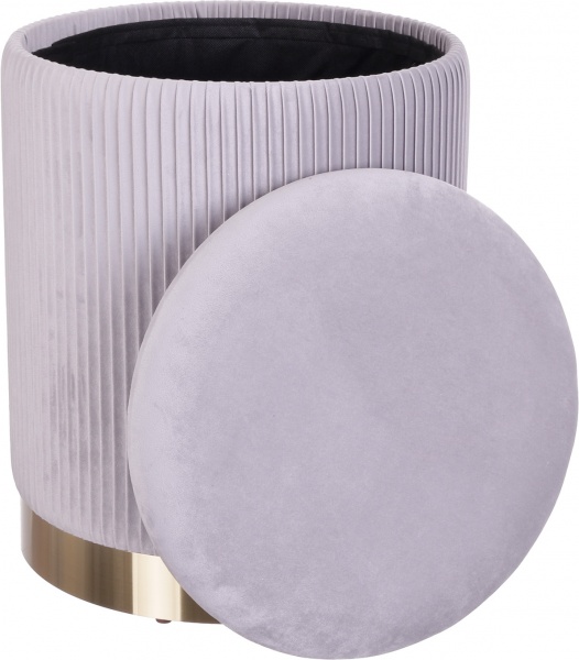 Сундук-пуф Francis светло-серый 36х36х44 см 