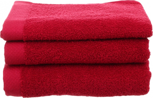 Рушник махровий Mina 50x90 см бордовий 
