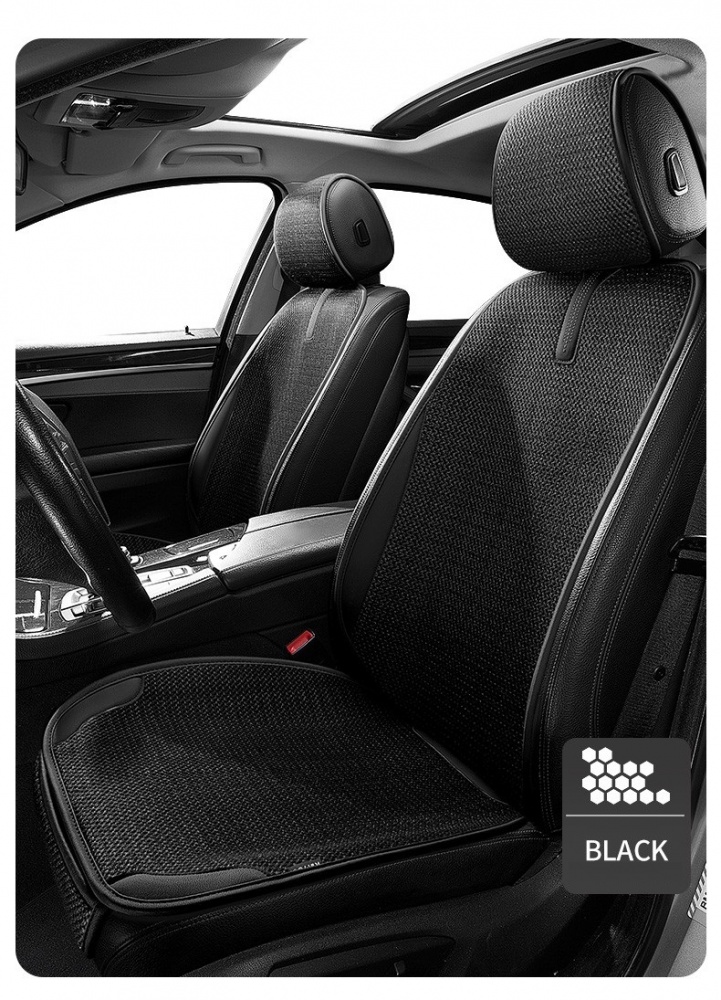 Комплект чохлів на передні сидіння Auto Assistance LUX AP-BL3DF чорний