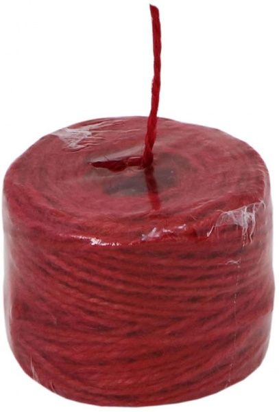 Шпагат джутовий Радосвіт 1.4 мм 45 м малиновий 0,05 кг