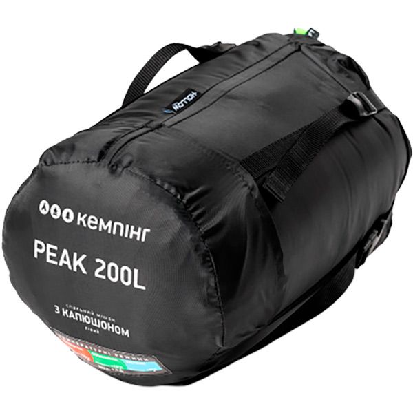 Спальный мешок Peak 200R с капюшоном 4823082715008