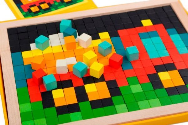 Мозаїка Cubika «Wooden pixel 4»