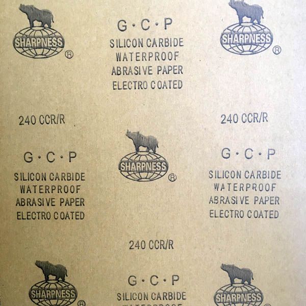 Наждачний папір P240 для вологого шліфування 4 шт. 235932