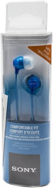 Наушники Sony MDR-EX15LP blue 
