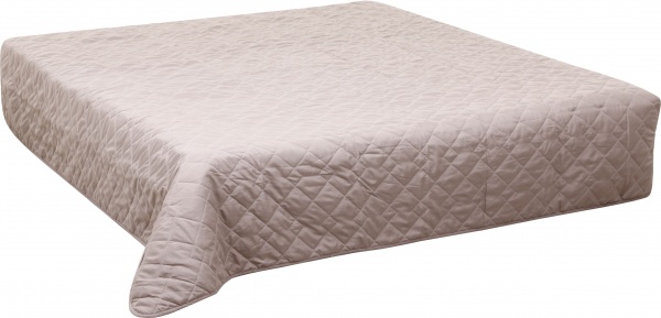 Покрывало двустороннее 210x220 см Homeline бежевый 