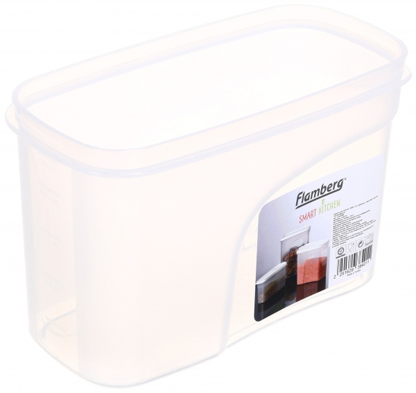 Емкость для хранения Sand 1,2 л травяная Flamberg Smart Kitchen