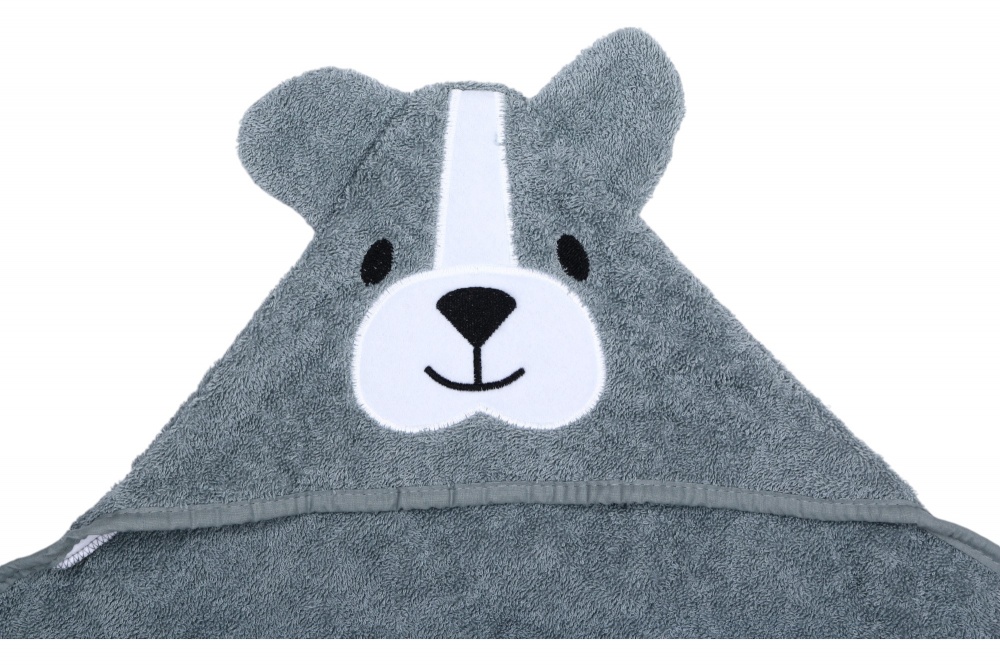 Полотенце-уголок Білтекс Собачка 85x85 см зеленый