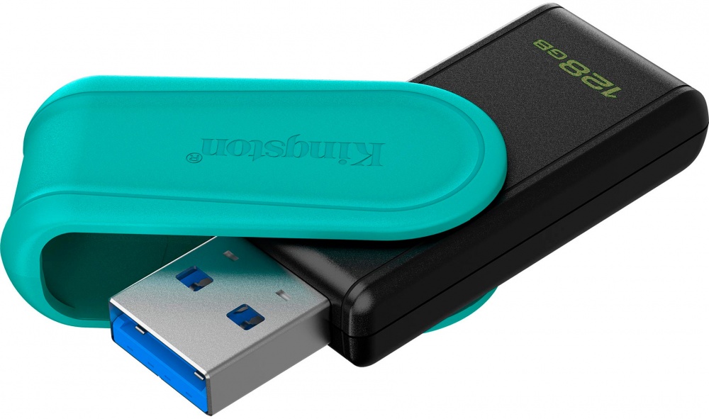 Флеш-память USB Kingston DataTraveler Exodia S 128 ГБ USB 3.2 Gen. 1 black/turquoise (DTXS/128GB)