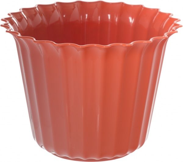 Горщик пластиковий Тарлев Астра фігурний 9л теракот (А23/1) 