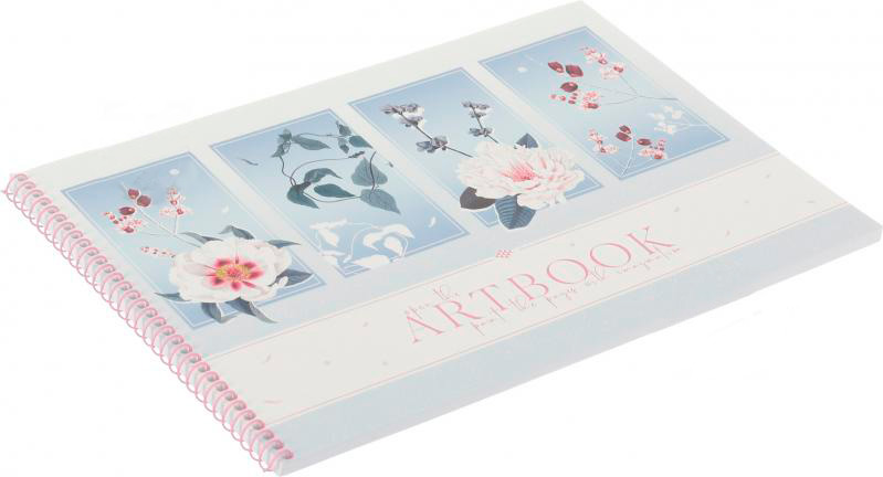 Альбом для рисования А4 36 листов на спирали в ассортименте Поділля