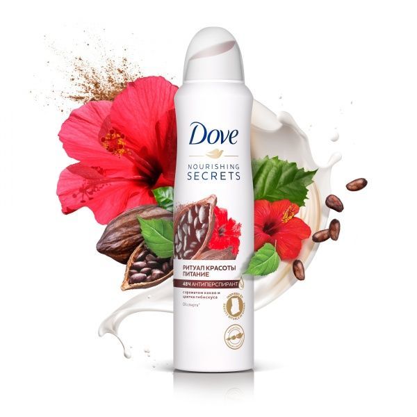 Антиперспирант для женщин Dove Ритуал краси Питание 150 мл