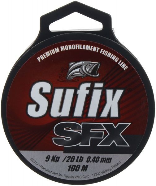 Волосінь Sufix SFX SELF HANGING SPOOL 100м 0,4мм 9,0кг прозора