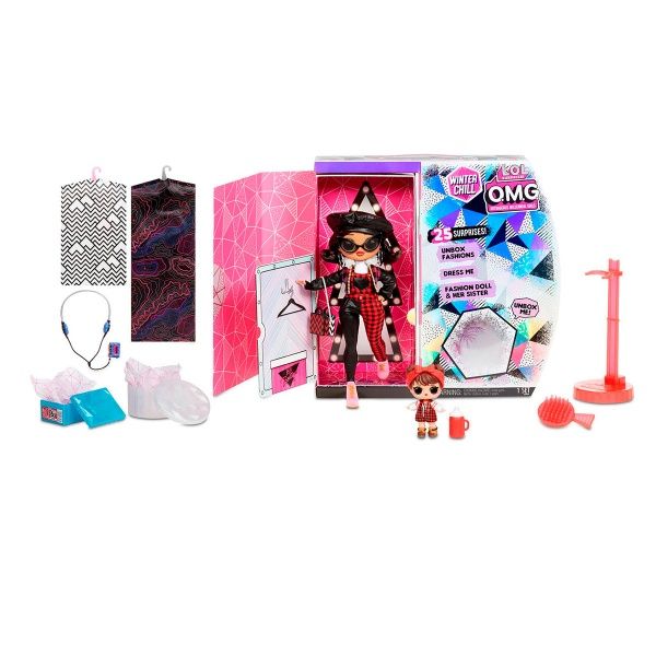 Игровой набор L.O.L. с куклой Surprise! O.M.G Winter Chill Очаровательная леди