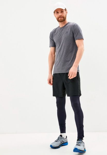 Футболка Salomon AGILE TRAINING TEE M LC1508200 р.XL блакитний