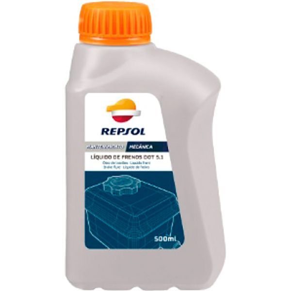 Тормозная жидкость Repsol LIQUIDO FRENOS DOT-5.1 0.5 л (RP701B96)