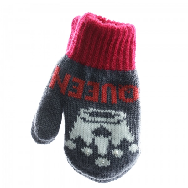 Варежки Margot Bis Bonita р.14 темно-серый 8593 