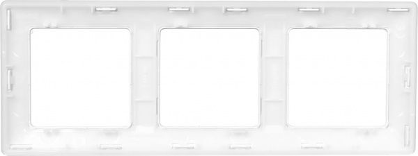 Рамка трехместная Legrand Life универсальная белый 754003