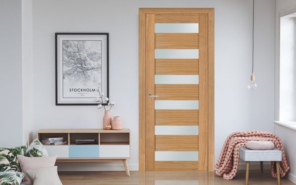 Дверное полотно Terminus №136 ПО 700 мм дуб светлый 