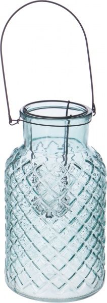 Свічник Ліхтар зі скляним стаканчиком 14x26 см