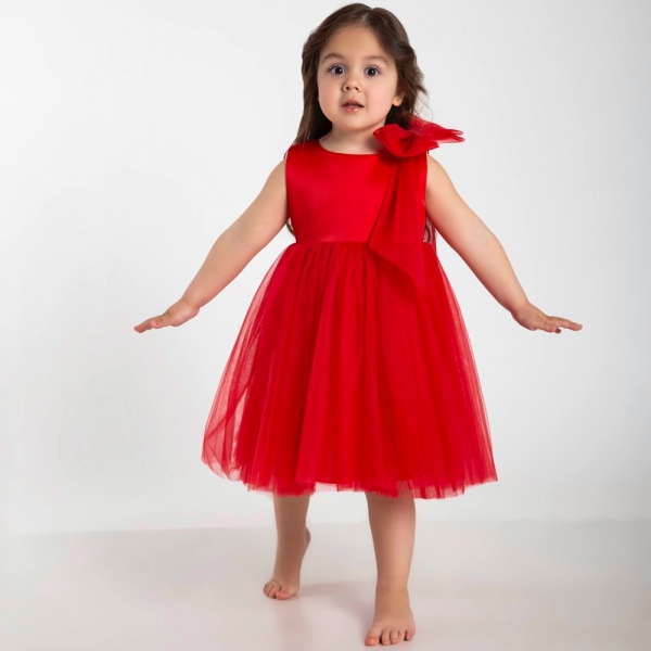 Платье Maya-MI Бант с лентой 0105-0023-10-1 р.146 красный 