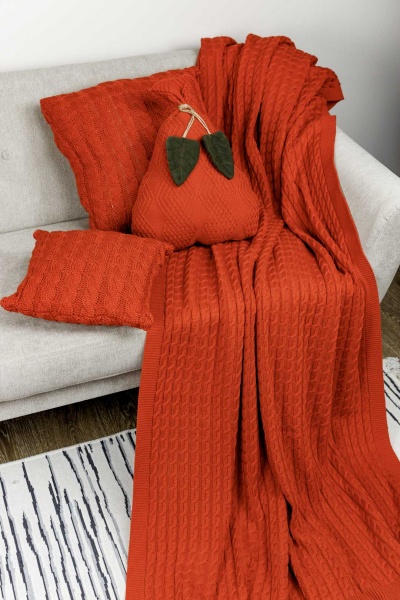 Декоративний виріб Подушка-груша 35x40 см помаранчевий Прованс 