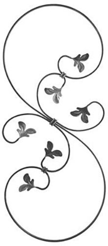 Стойка перил 870х320 мм (21.116.02)